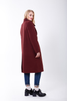 Пальто 2-563/9 Ежевика