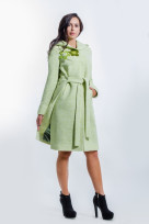 Пальто 2-494L Салатовый