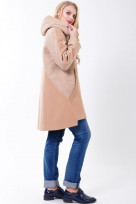 Пальто 2-581 Бежевый