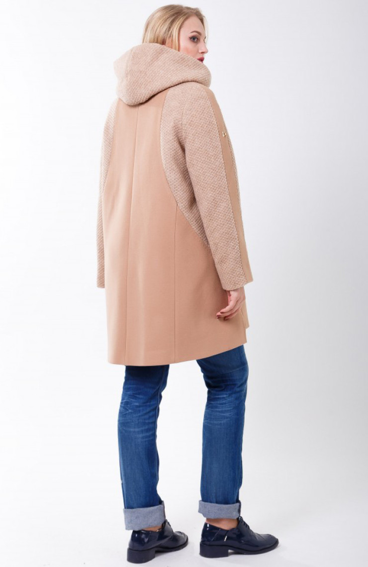 Пальто 2-581 Бежевый
