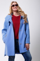 Пальто 2-581 Небесно-голубой