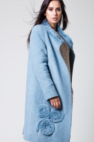 Пальто 1-084L Мурена