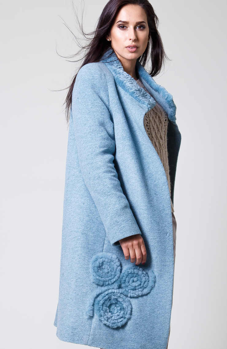 Пальто 1-084L Мурена