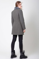 Пальто 1-028/9 Зеленый чай