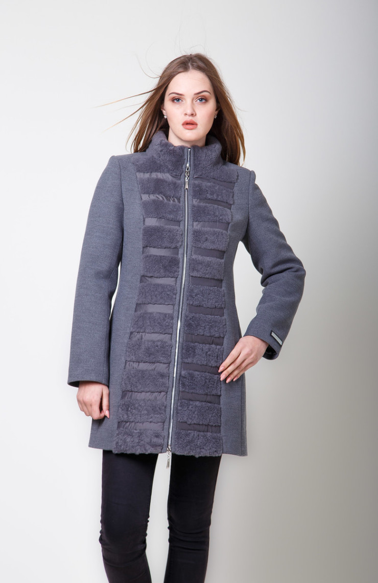 Пальто 1-028/9 Антрацит