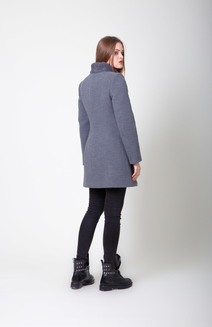 Пальто 1-028/9 Антрацит