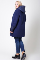 Пальто 2-566IT Темно-синий