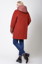 Пальто 2-566IT Красное дерево