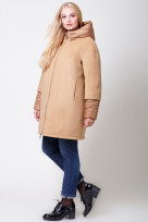 Пальто 2-566IT Кэмэл