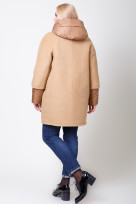 Пальто 2-566IT Кэмэл