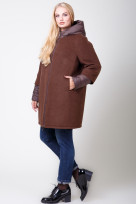 Пальто 2-566IT Шоколад