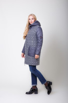 Пальто 2-574 Серо-белый