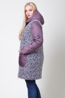 Пальто 2-574 Дымчато сиреневый