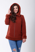 Пальто 1-107 Терракот