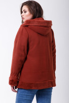 Пальто 1-107 Терракот