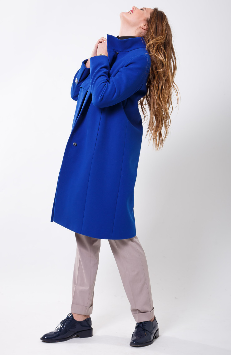 Пальто 2-601/9 Аквамарин