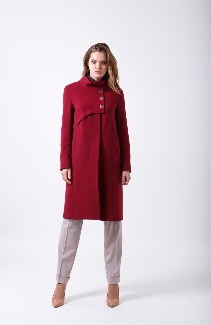 Пальто 2-601/9 Спелая вишня