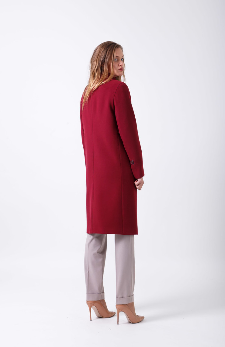 Пальто 2-601/9 Спелая вишня