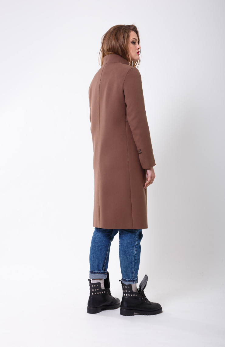 Пальто 2-601/9 Молочный шоколад