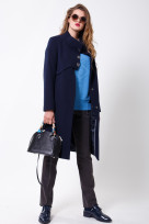 Пальто 2-601/9 Темно-синий