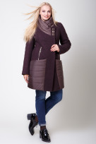 Пальто 2-545Ш Шоколад