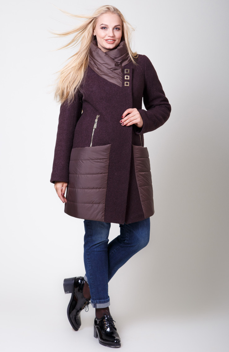 Пальто 2-545Ш Шоколад