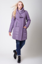 Пальто 2-545Ш Сирень