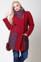 Пальто 2-545Ш Вишневый