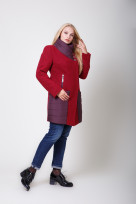 Пальто 2-545Ш Вишневый