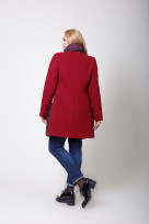 Пальто 2-545Ш Вишневый