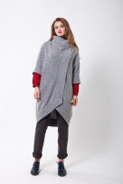 Пальто S-308 Светло-серый