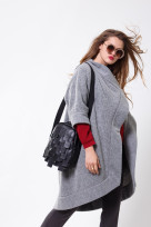 Пальто S-308 Светло-серый