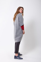 Пальто S-308 Светло-серый