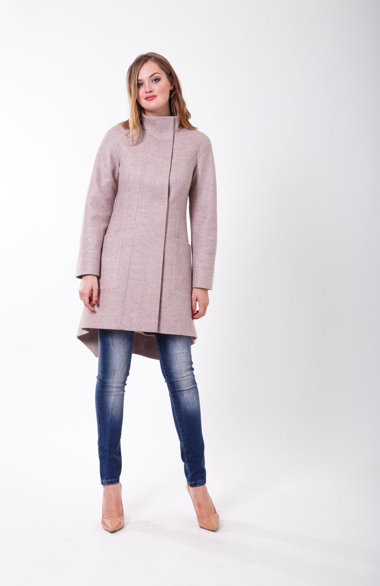 Пальто S-2071 Бежевый