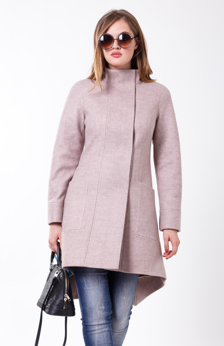 Пальто S-2071 Бежевый