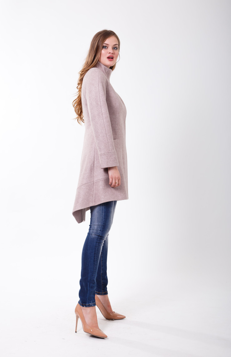 Пальто S-2071 Бежевый