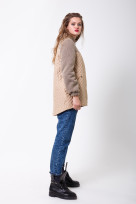 Пальто S-2095 Бежевый