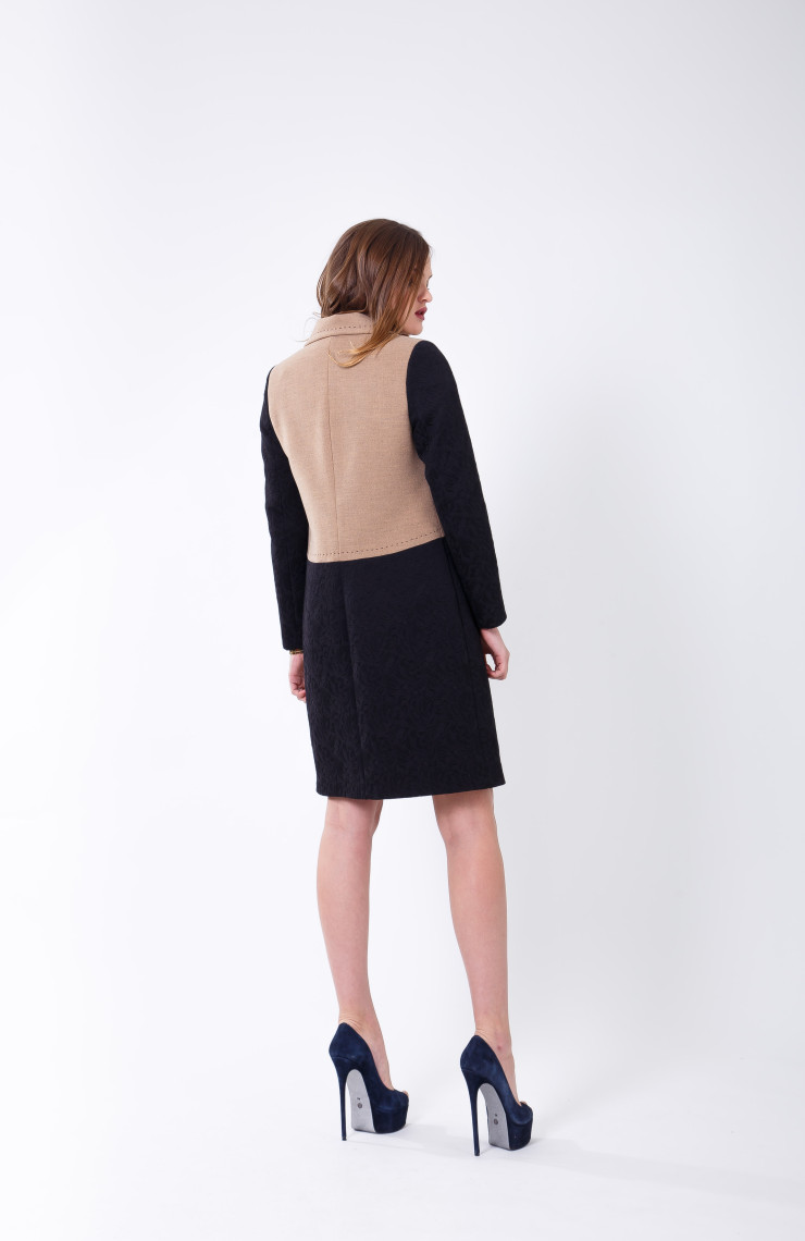 Пальто S-2107 Черный