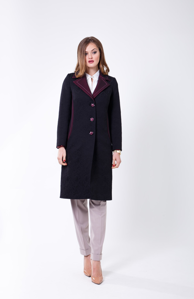 Пальто S-2105 Черный