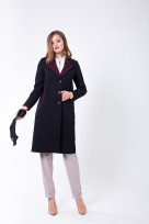 Пальто S-2105 Черный