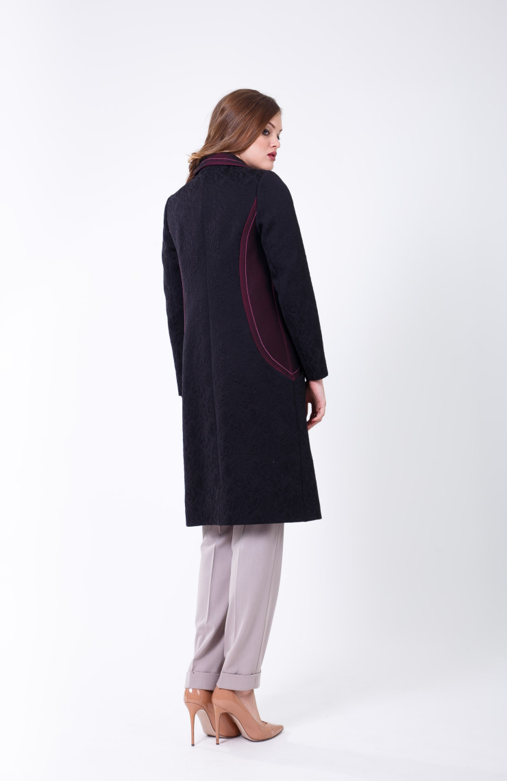 Пальто S-2105 Черный