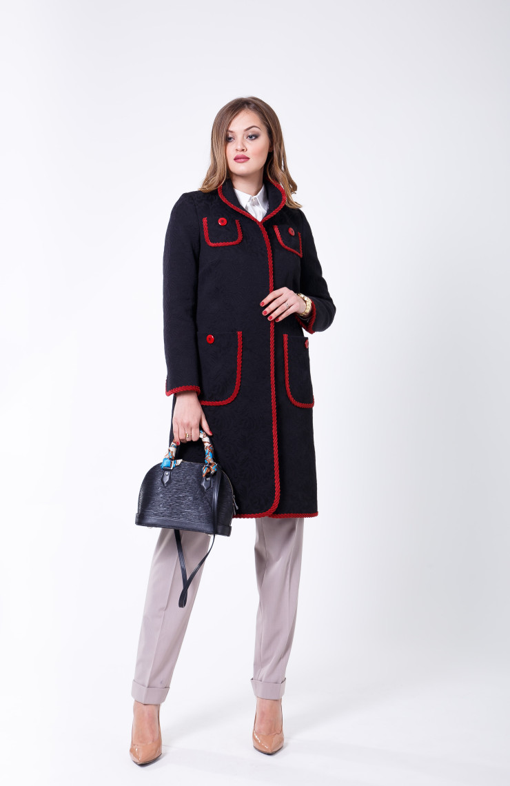 Пальто S-2109 Черный