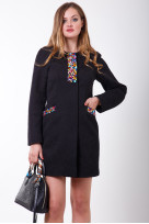 Пальто S-2361 Черный