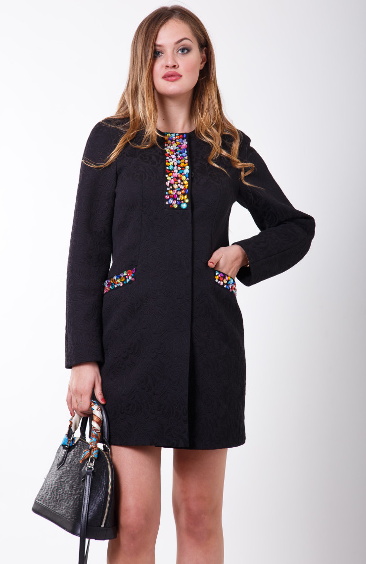 Пальто S-2361 Черный