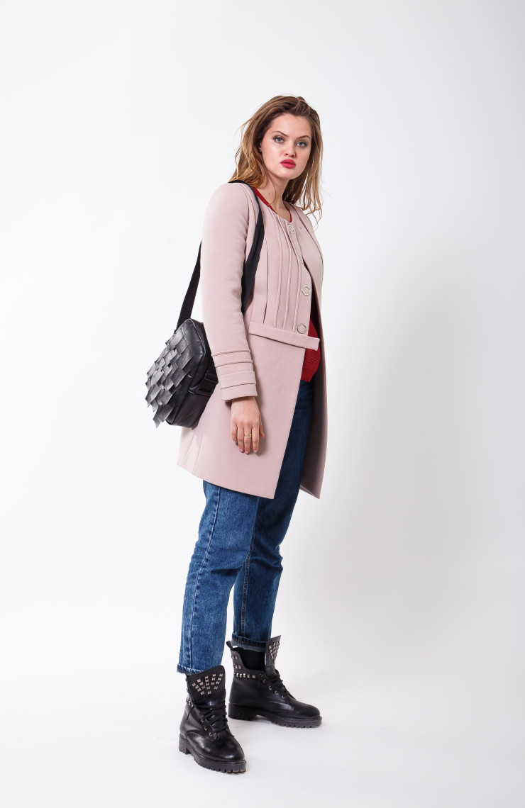 Пальто S-2113 Пастила