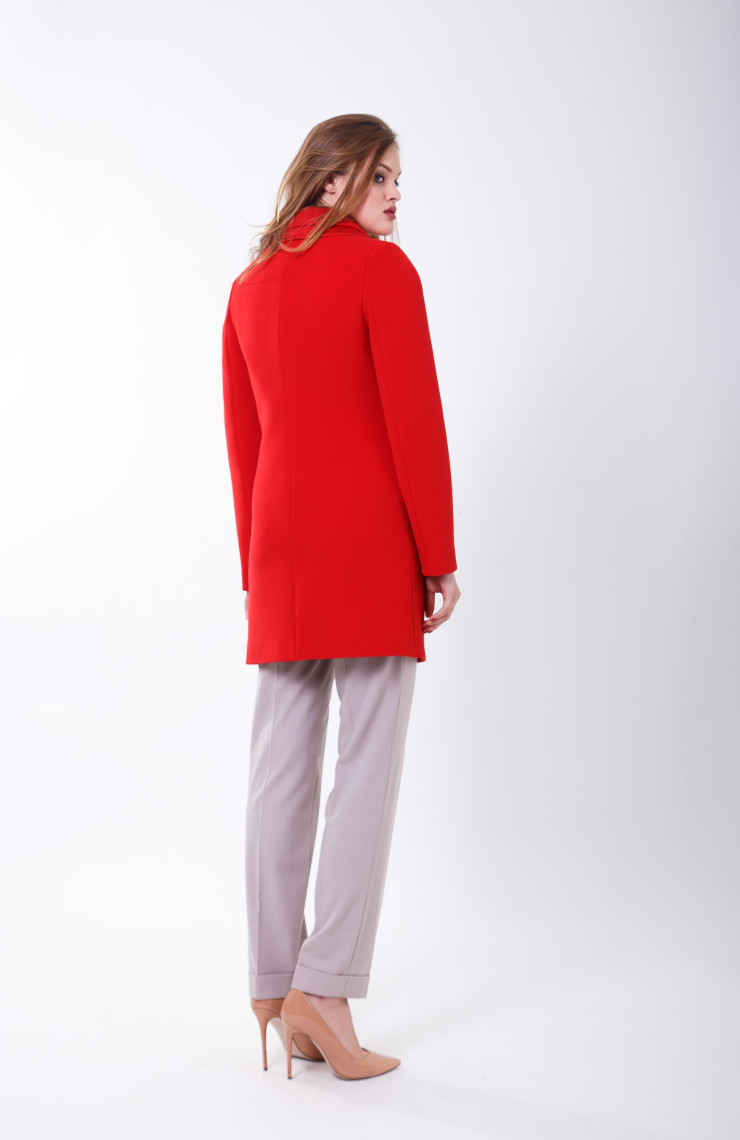 Пальто S-2111 Красный
