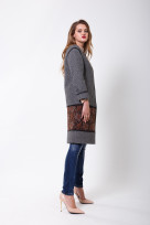 Пальто S-2408/1 Серый