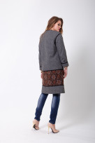 Пальто S-2408/1 Серый