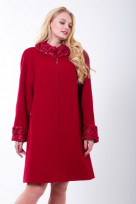 Пальто 2-313/9 Вишневый