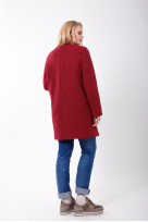 Пальто S-2118 Вишневый